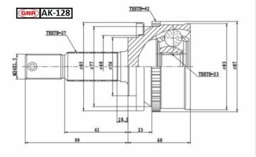 Aks Kafası Dış Primera 2004- Absli