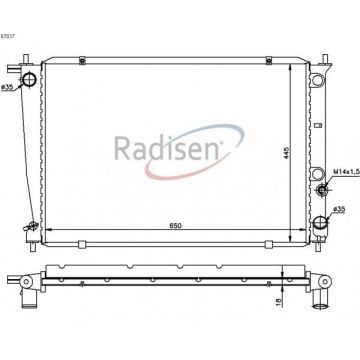 Su Radyatörü Starex 2002-2008 26mm