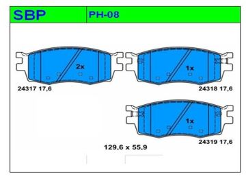Ön Balata Era 2006-2011 / İ-20 1.4 2009-2011 / Rio 2006-2011