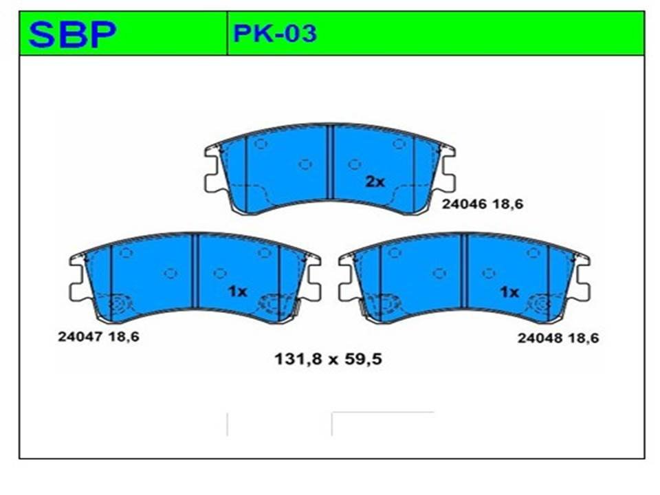Ön Balata Mazda 6 2002-2009