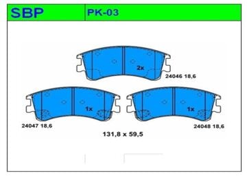 Ön Balata Mazda 6 2002-2009