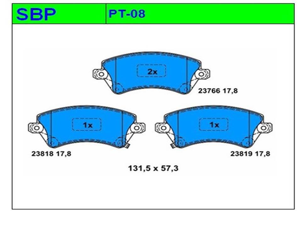 Ön Balata Corolla 2002-2006 ZZ112