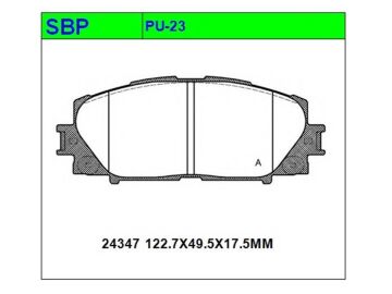 Ön Balata Yaris 2010-