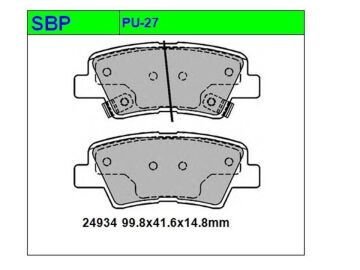Arka Balata Accent Blue 2011- / Sportage 2008- / İX-35 2010- / İ-30 2012- / İ-40 2012- / Elantra 2011- / Soul 2011- / Rio 2012- / Ceed 2012- / Sonata 2005- / Carens 2013- / Korando