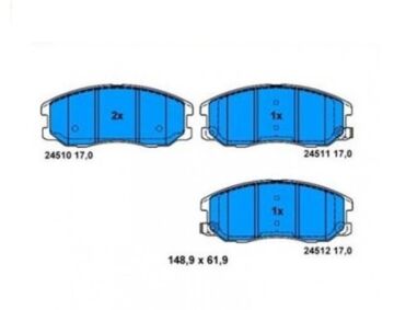 Ön Balata Captiva 2006- / Opel Antara 2006- PU-041