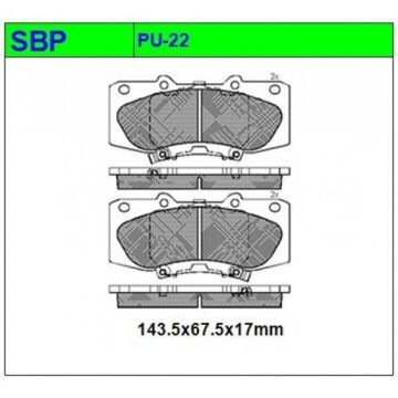 Ön Balata Hilux Vigo 4x4 2008-