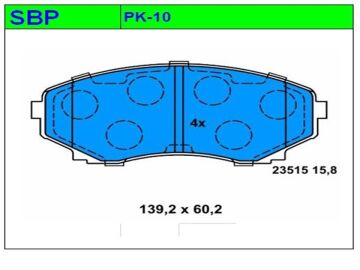 Ön Balata E2200 1998-2009