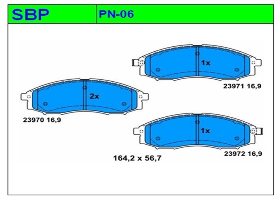 Ön Balata D22 Pick Up Skystar (YD25) 2003-2006 / np300 4x4