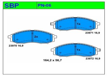 Ön Balata D22 Pick Up Skystar (YD25) 2003-2006 / np300 4x4