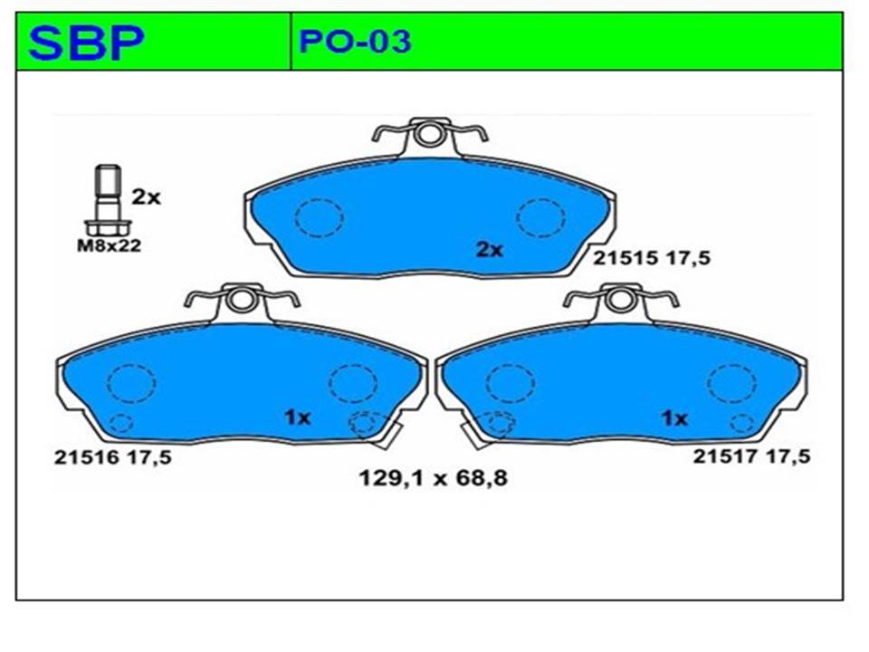 Ön Balata Euro Civic 1996-2000 / Civic 2001-2006 / Rover 25 2000-2005 / Rover 200-400 Serisi