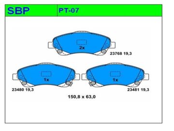 Ön Balata Avensis 2003-2009 / Corolla Verso 2004-2009