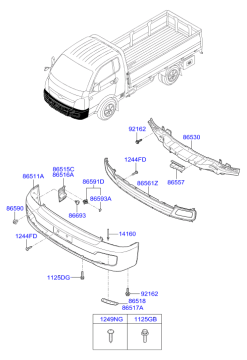 Ön Tampon H100 2012- Kamyonet