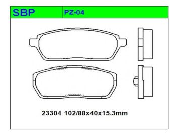 Ön Balata Carry 1990-1998 SK410