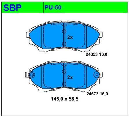 Ön Balata B2500 4x4 2002-2006 / BT50 4x4 2006-2010 / Ford Ranger 2.5 4x4 2006-
