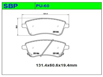 Ön Balata İX-20 2011- / Venga 2010- Dizel Benzinli
