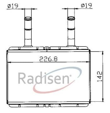 Kalorifer Radyatörü H100 2004-11 Kamyonet