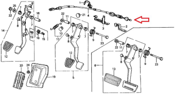 Debriyaj Teli Civic 1988-1991