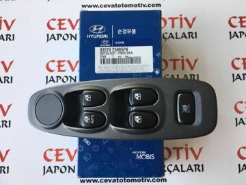 Cam Açma Düğmesi Ön Sol Accent 2003-2005 Ayna Ayar Düğmesiz