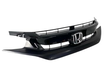 Ön Panjur Civic 2019-2021 FC5 Siyah Armalı Park Sensör Delikli